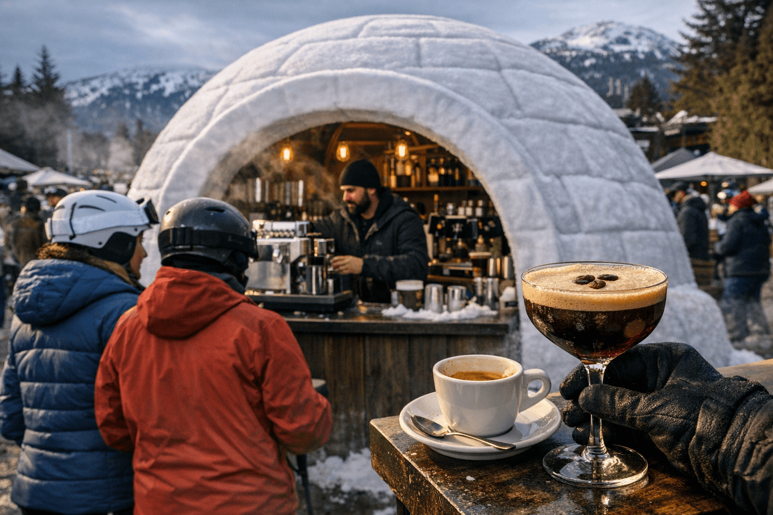 Lavazza Opens Italian Coffee Pop-Up at Whistler's World Ski Festival