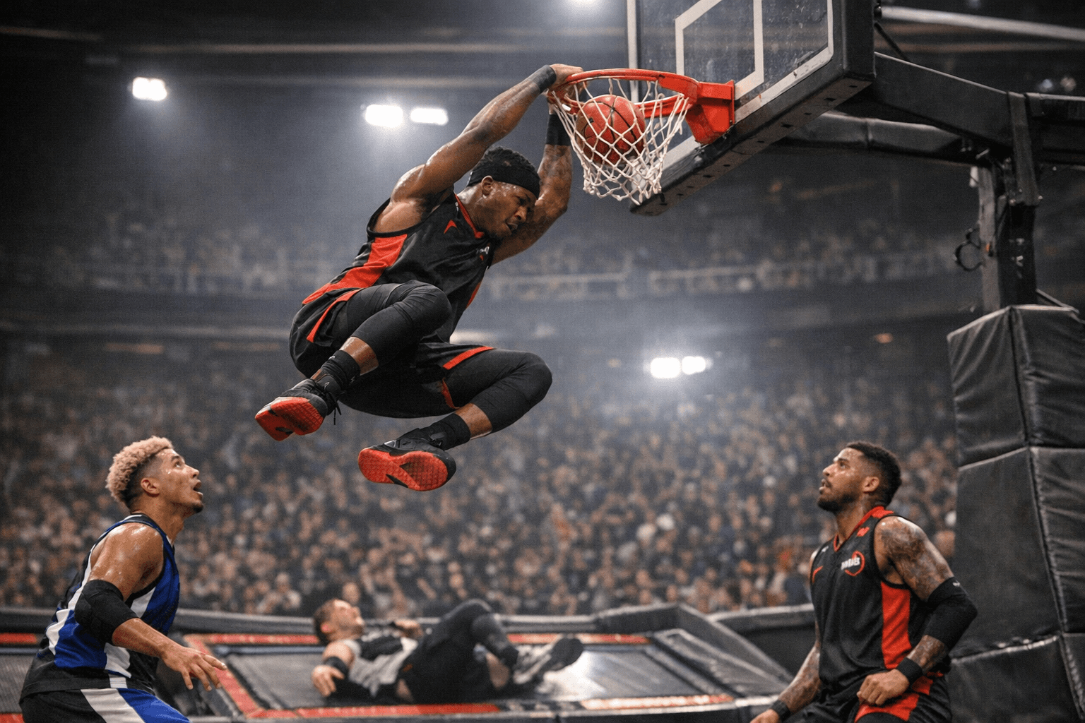 Mob's Darius Clark Leads League in Dunks, Fuels SlamBall's Highlight Machine