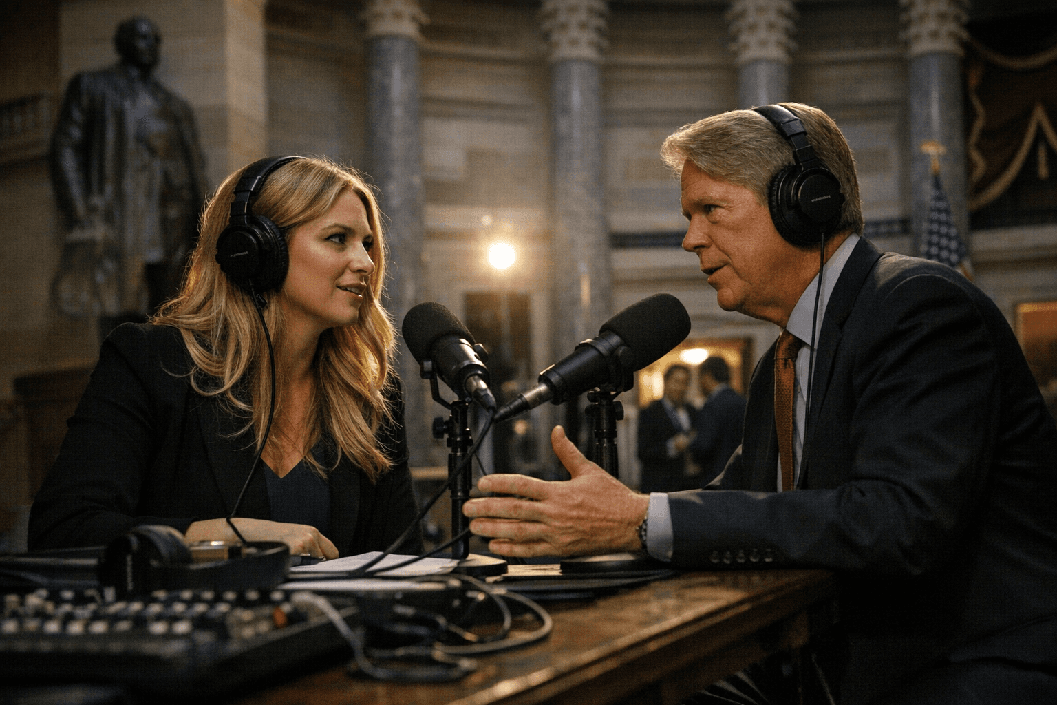 Capitol Hill Insider Juliegrace Brufke Dishes Washington Gossip With Major Garrett