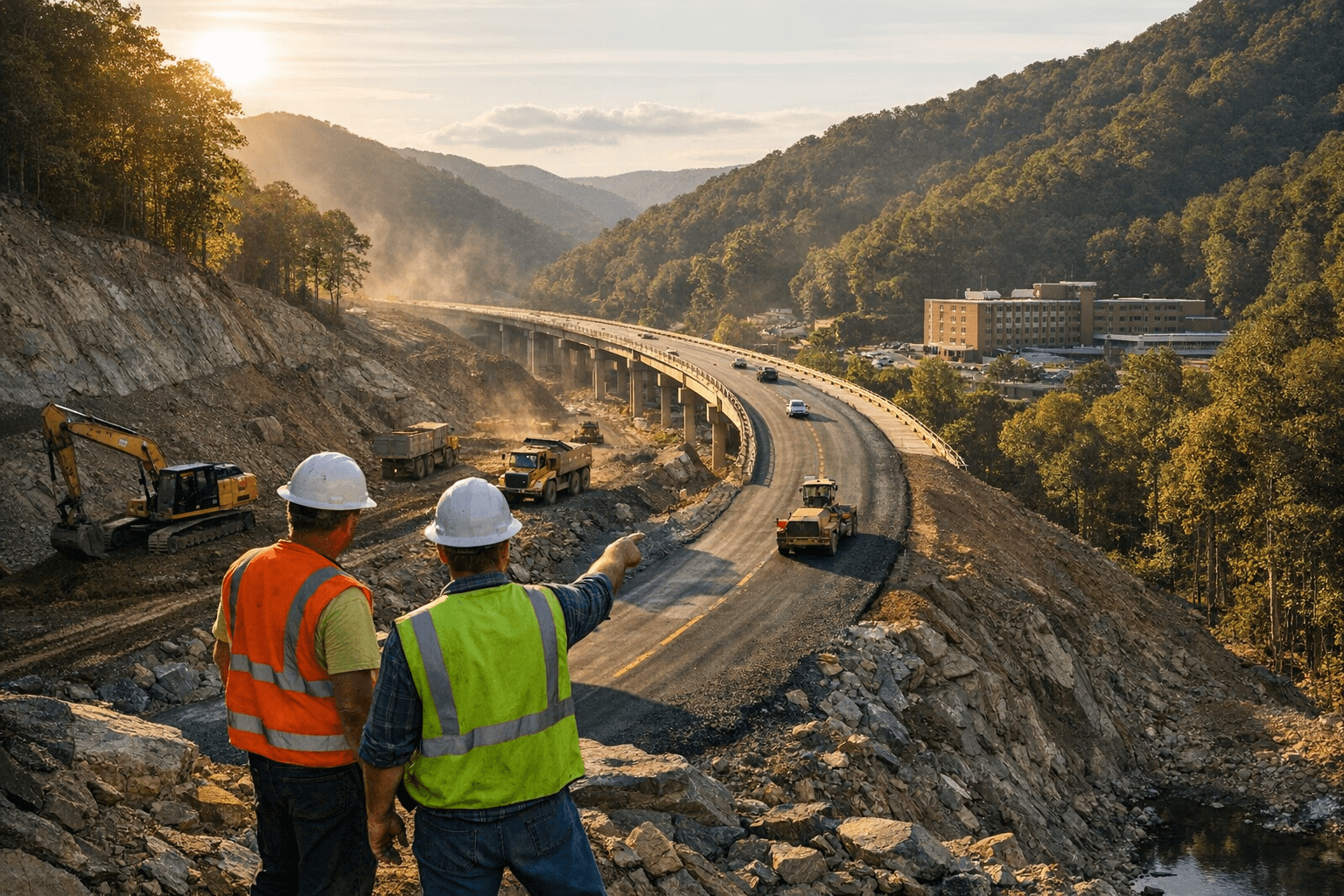 Coalfields Expressway Connector Near Welch Hospital Expected Open by Fall 2027