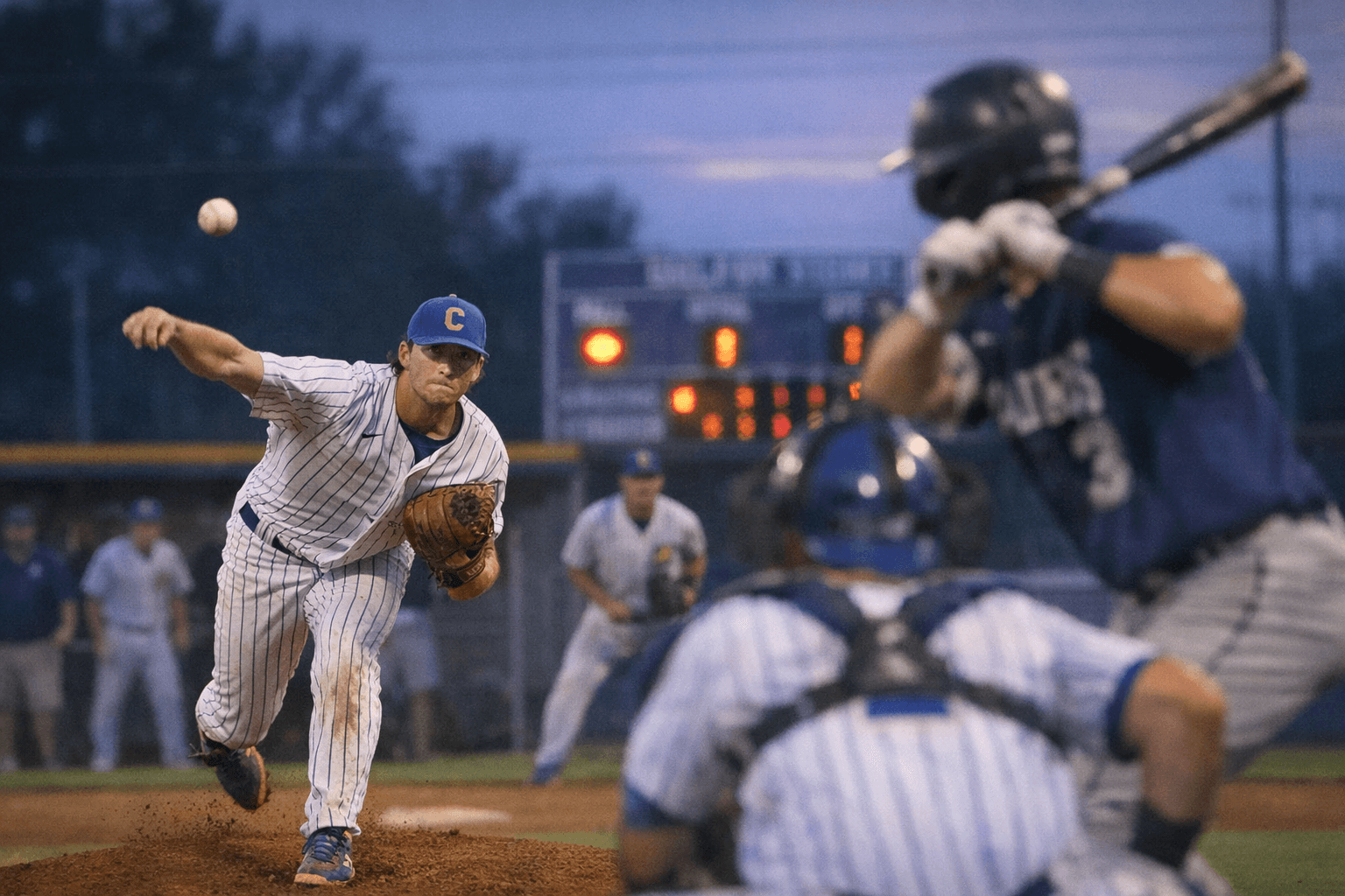 Calhoun Academy Cougars Host Delta Academy Raiders in Thursday Night Baseball
