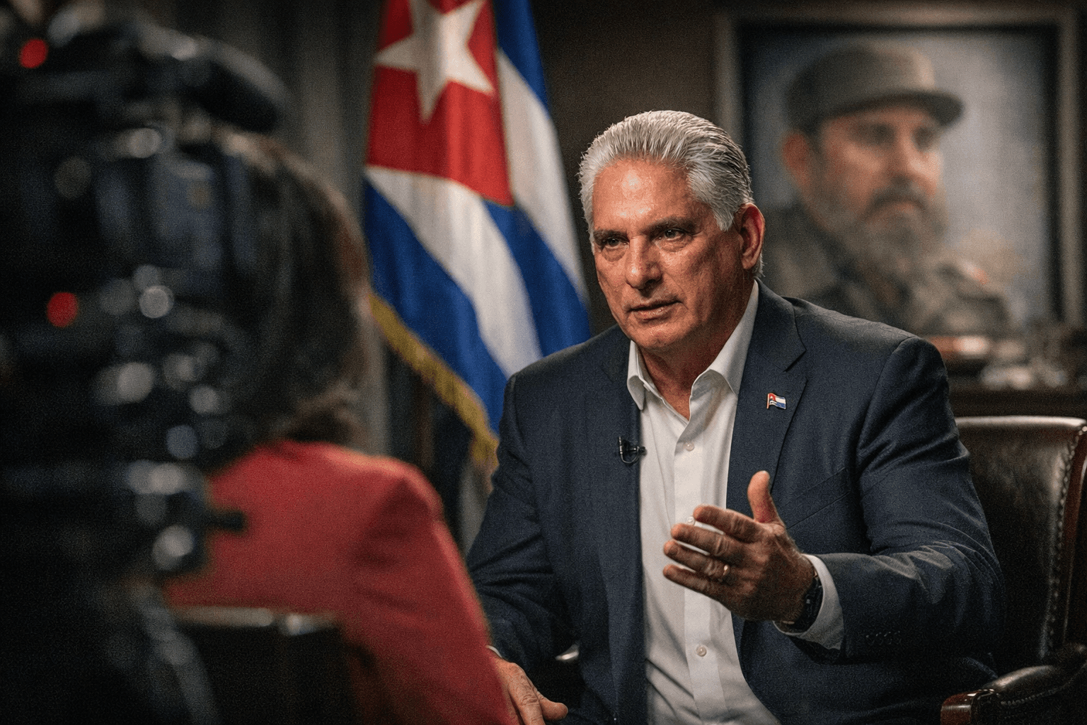 Cuban President Miguel Díaz-Canel Tells NBC News He Will Not Resign