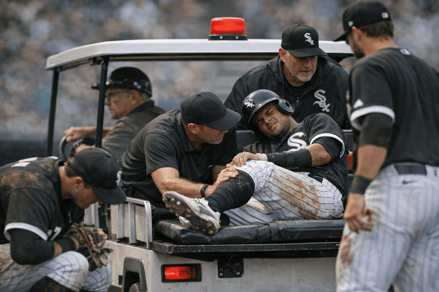 White Sox Prospects Collide, Bergolla Carted Off But Avoids Serious Injury