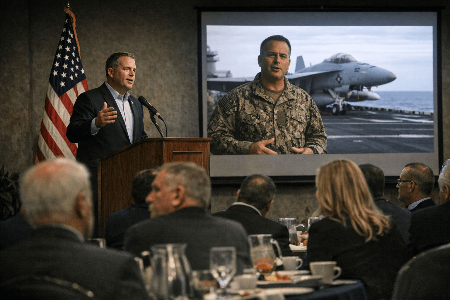 Neuhaus Touts Economic Growth, Tax Stability at Chamber Breakfast Address