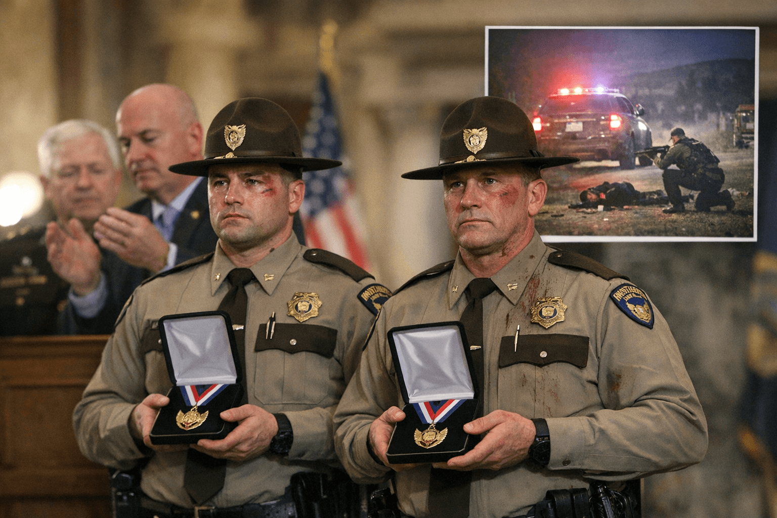 Montana Troopers Receive Award of Valor for Deadly Big Timber Shootout