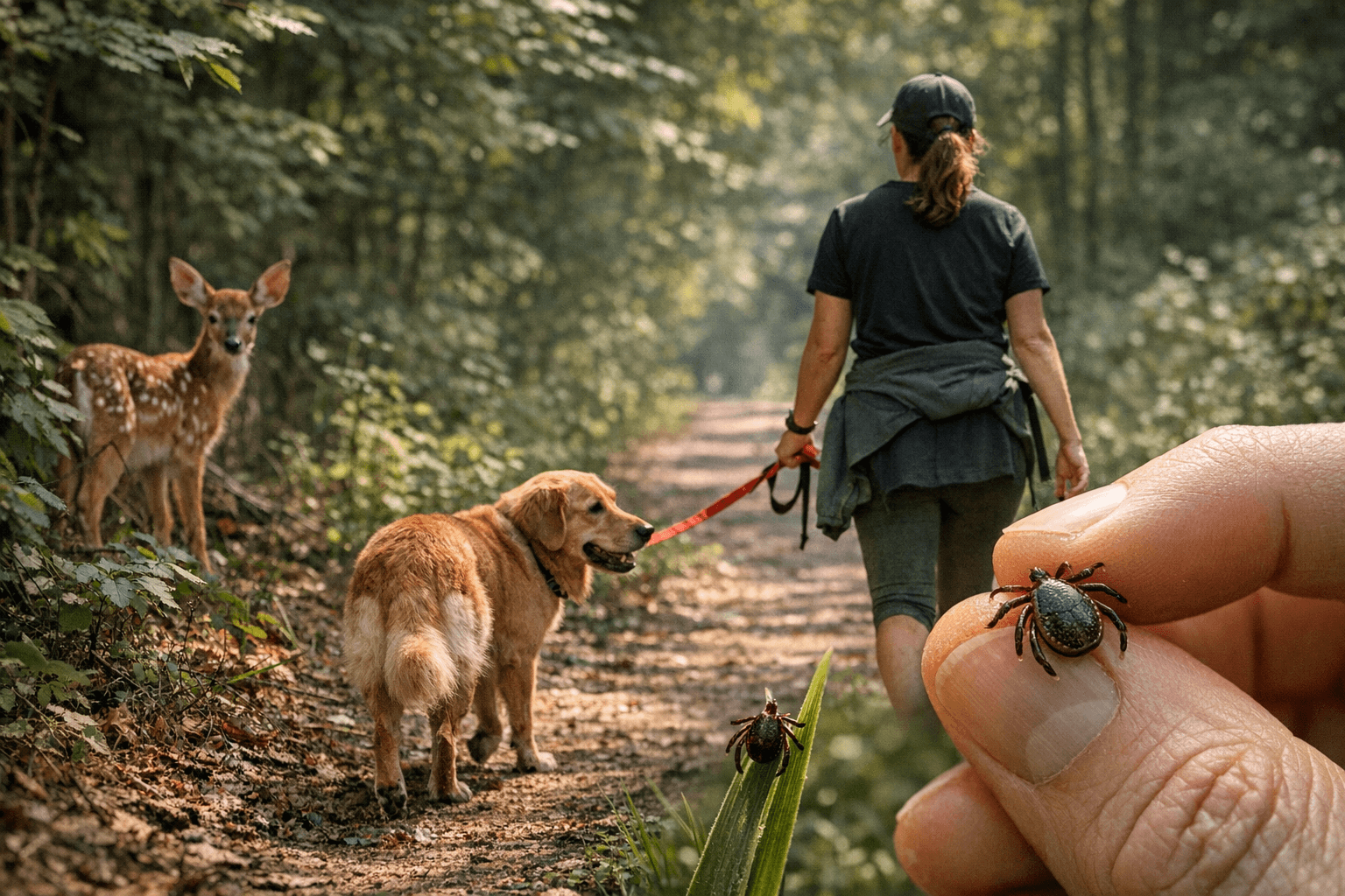 Goochland County Enforces Spring Leash Rule to Protect Wildlife, Prevent Tick Bites