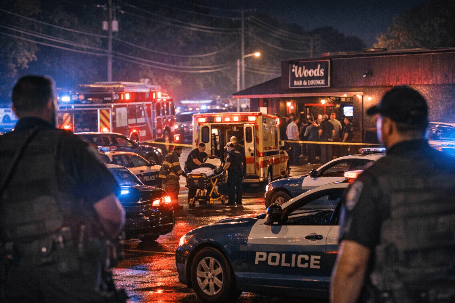 Heavy Police and Emergency Presence Reported at South Raleigh Bar