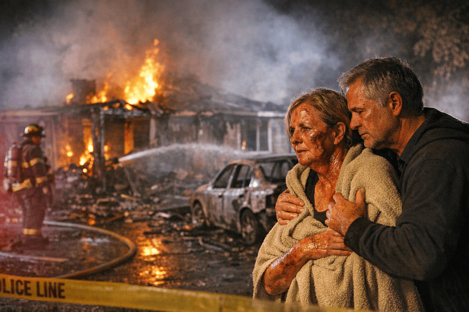 Man Charged After Allegedly Setting Mother and Home on Fire