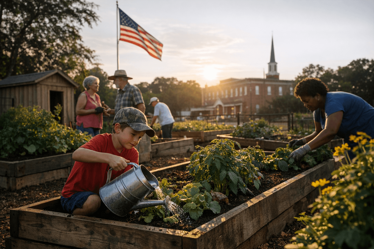 Autauga County Family Support Center Opens Community Garden in Prattville