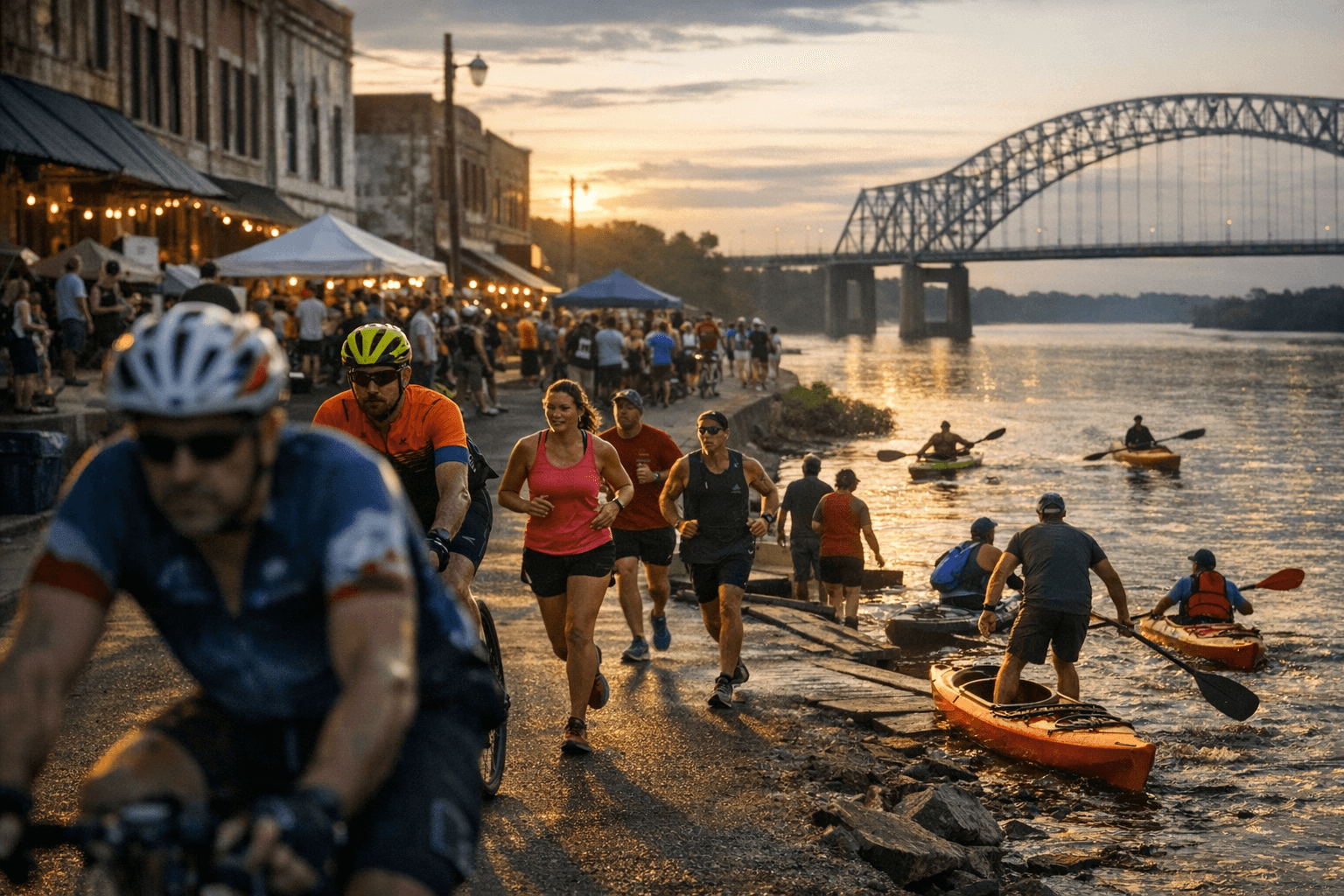 Mile Zero Festival Brings Cycling, Running, and Paddling to Helena-West Helena