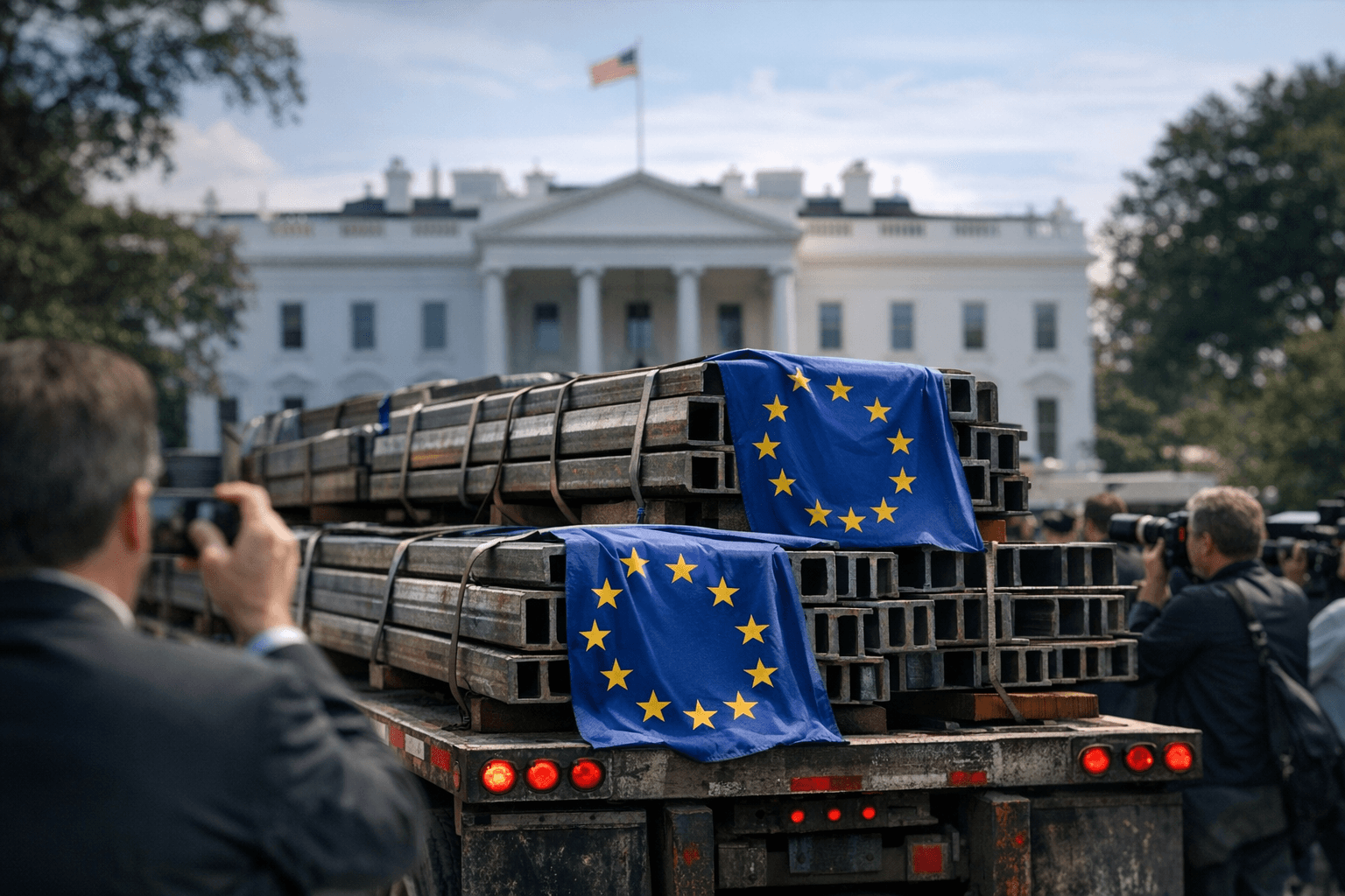 Democrats Seize on Report of President Accepting Foreign Steel Donation