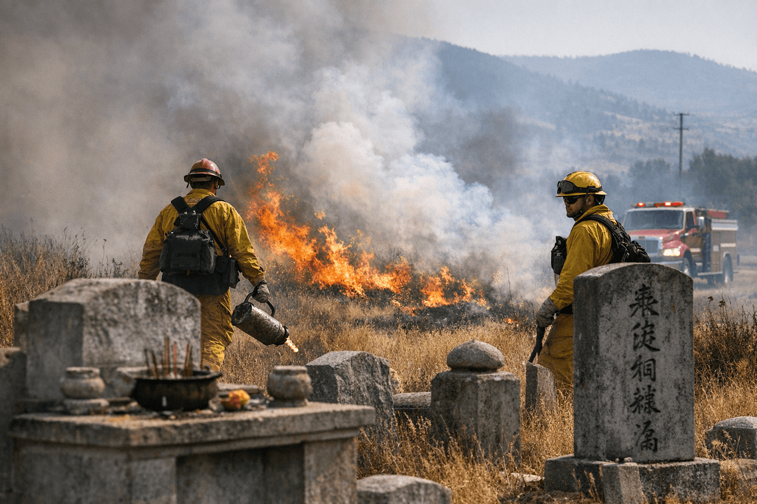 Baker City Fire to Conduct Controlled Burn at Chinese Cemetery Sunday