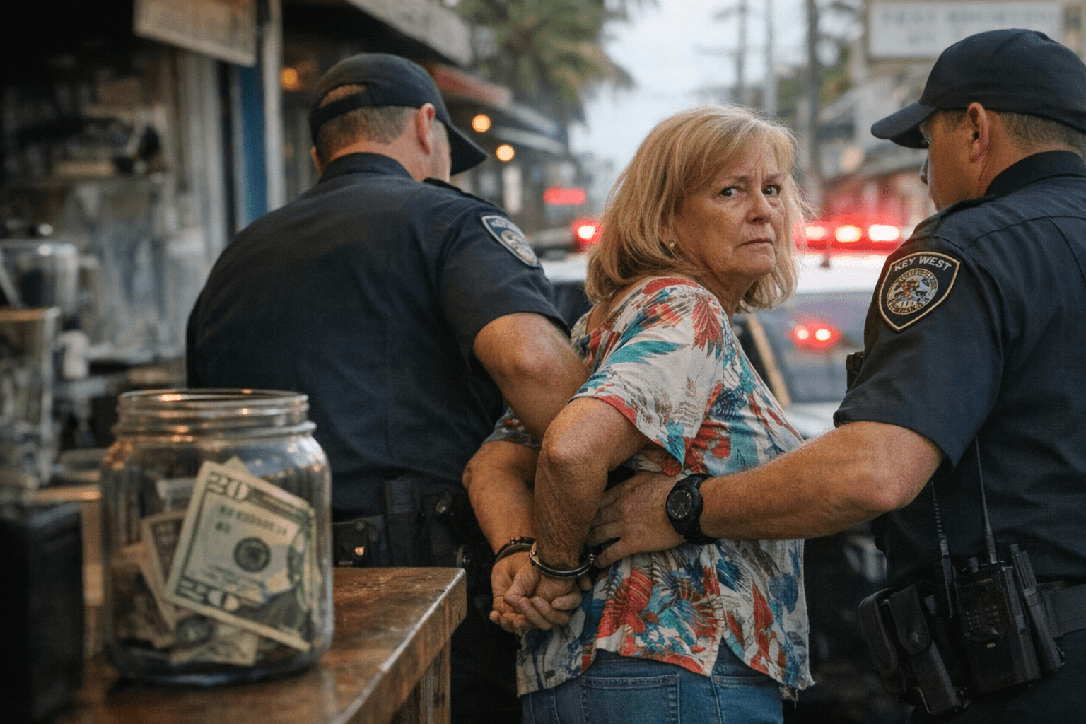 Tourist Arrested in Key West After Stealing $20 from Coffee Shop Tip Jar
