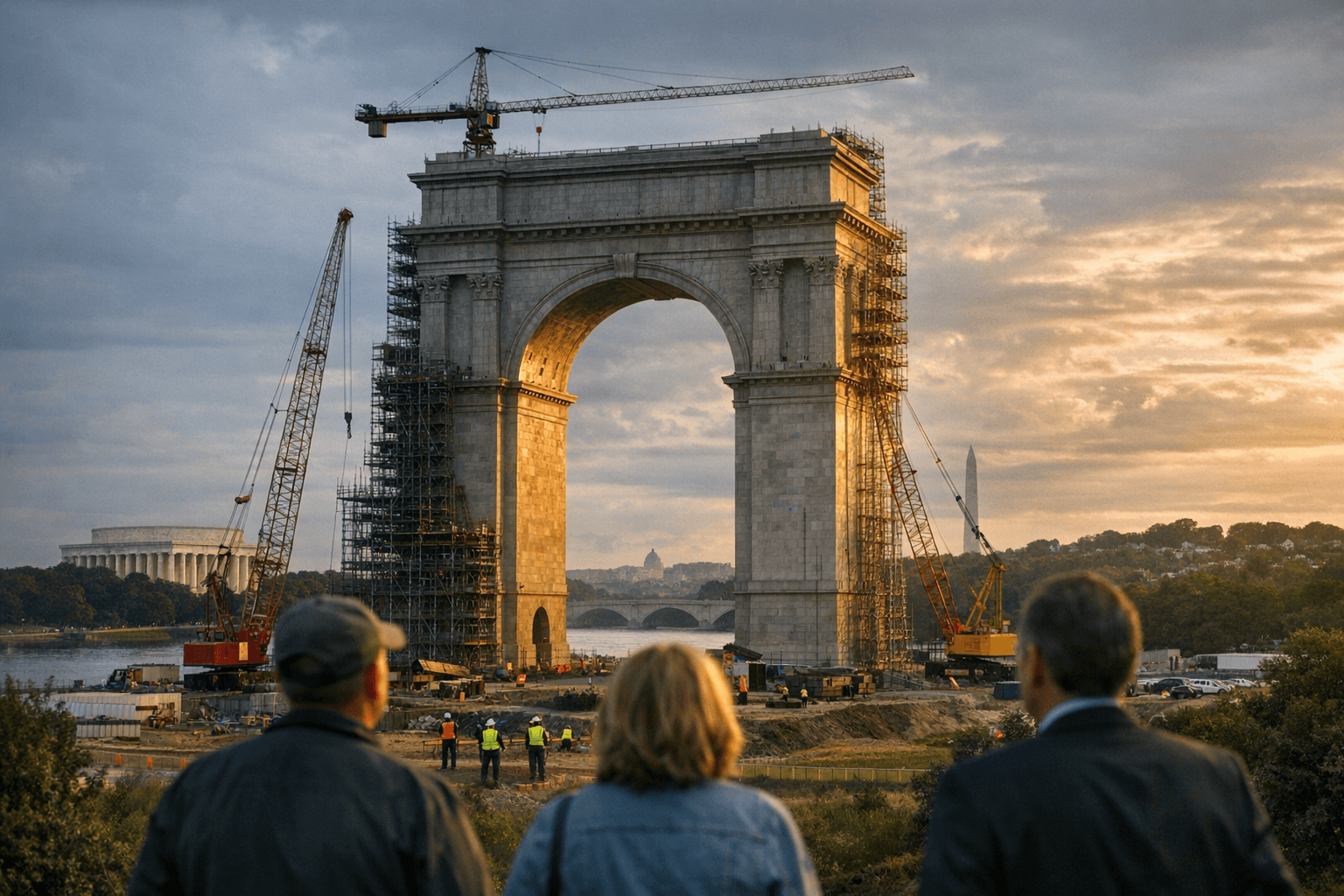 Interior Department Plans 250-Foot Triumphal Arch, Tallest in the World