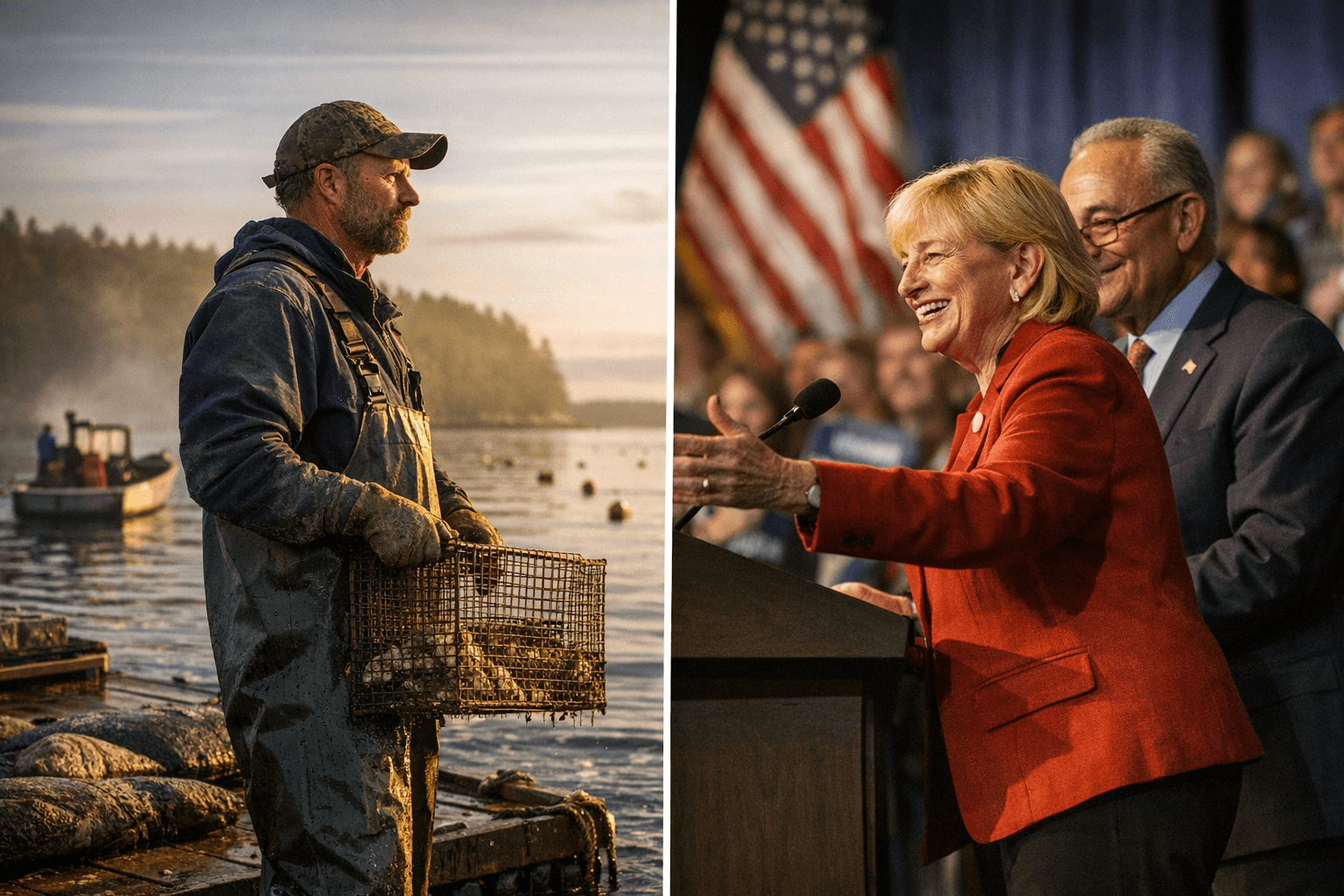 Maine Senate Primary Pits Oyster Farmer Veteran Against Schumer-Backed Governor