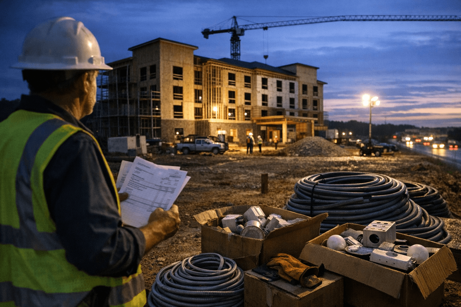 Electrical Supplier Sues Over Unpaid Invoices at Mebane Hotel Project