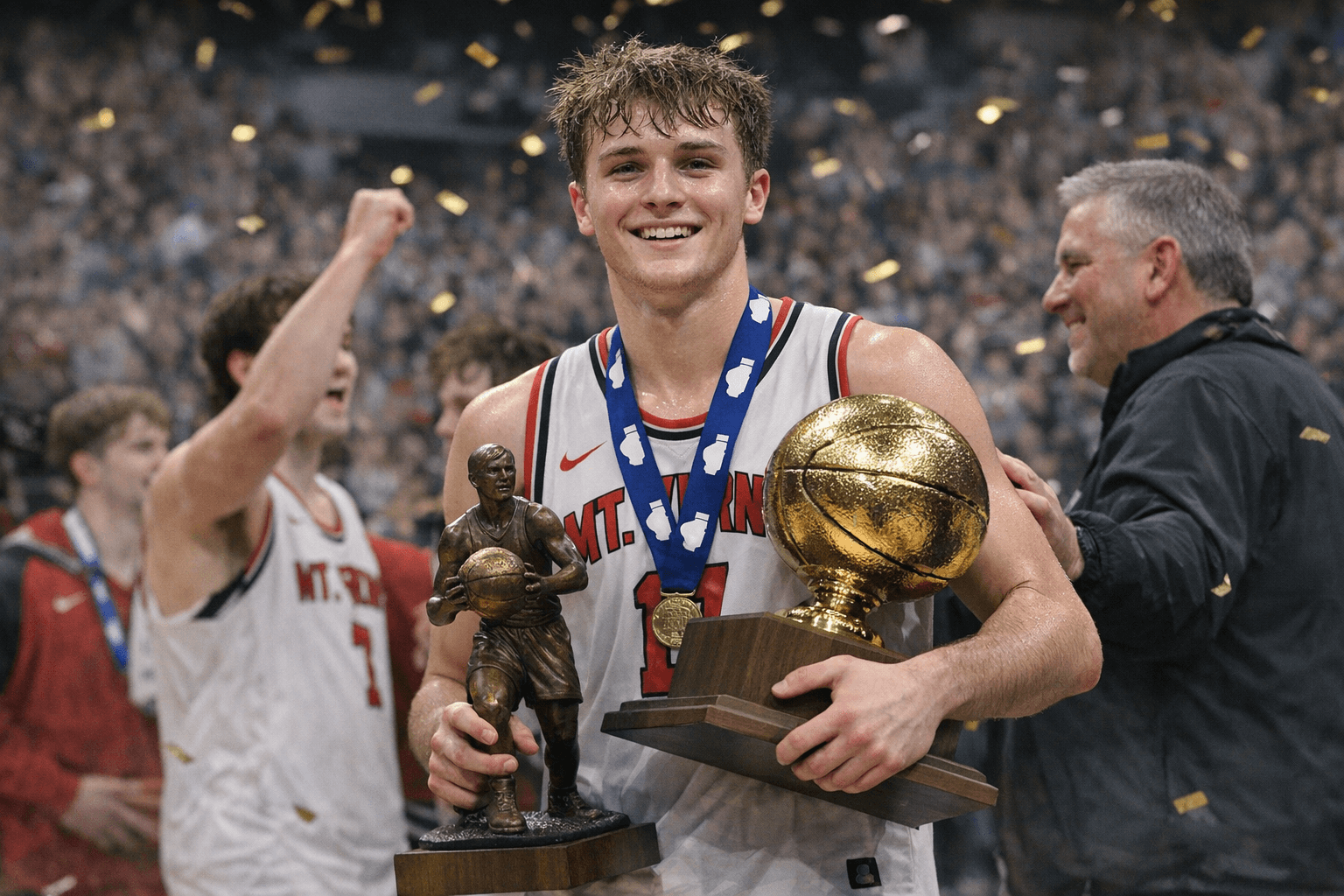 Luke Ertel Wins Mr. Basketball After Leading Mt. Vernon to 4A Title