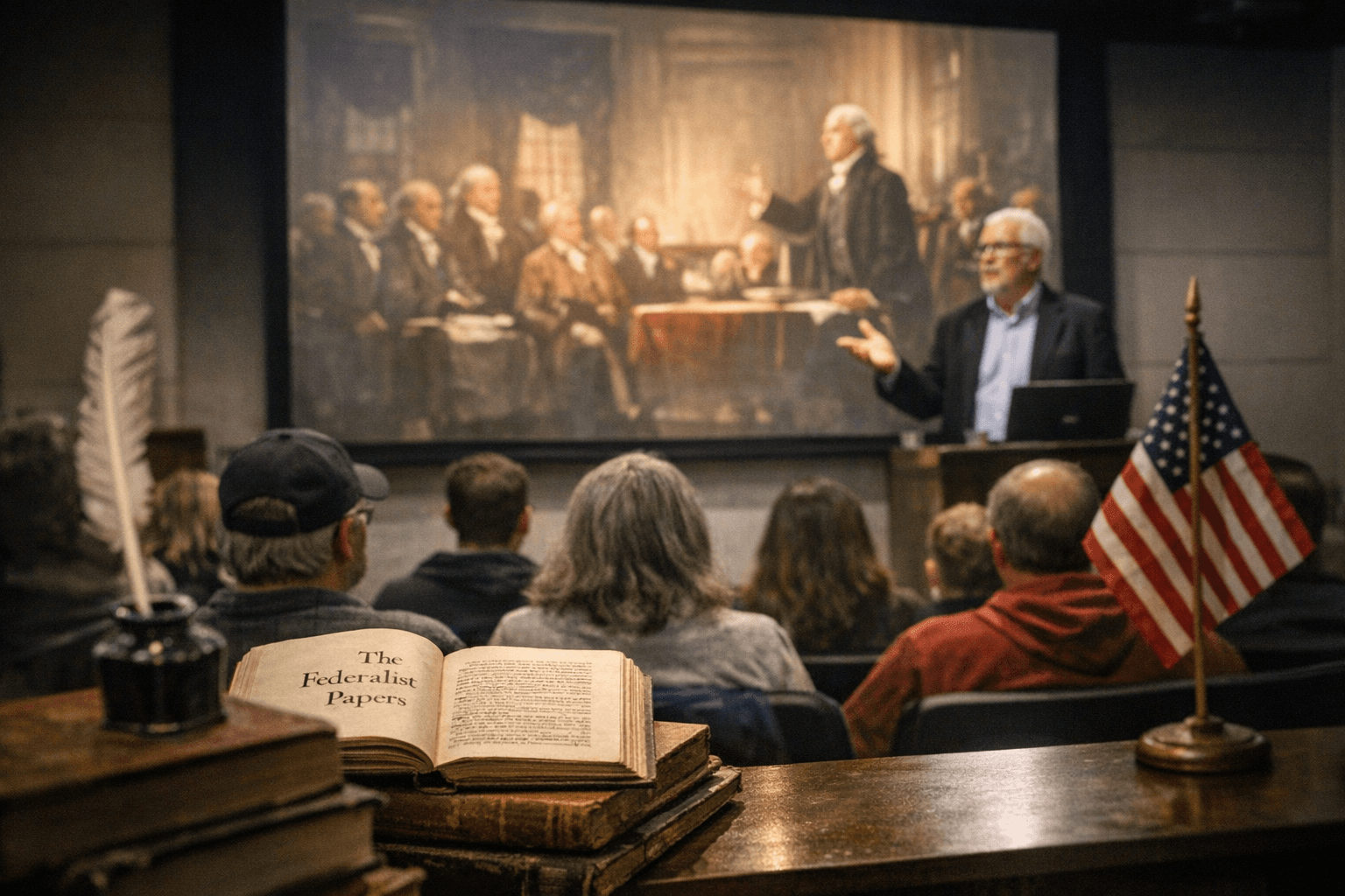 UNM-Los Alamos Lecture Explores Federalist Papers and Modern Governance