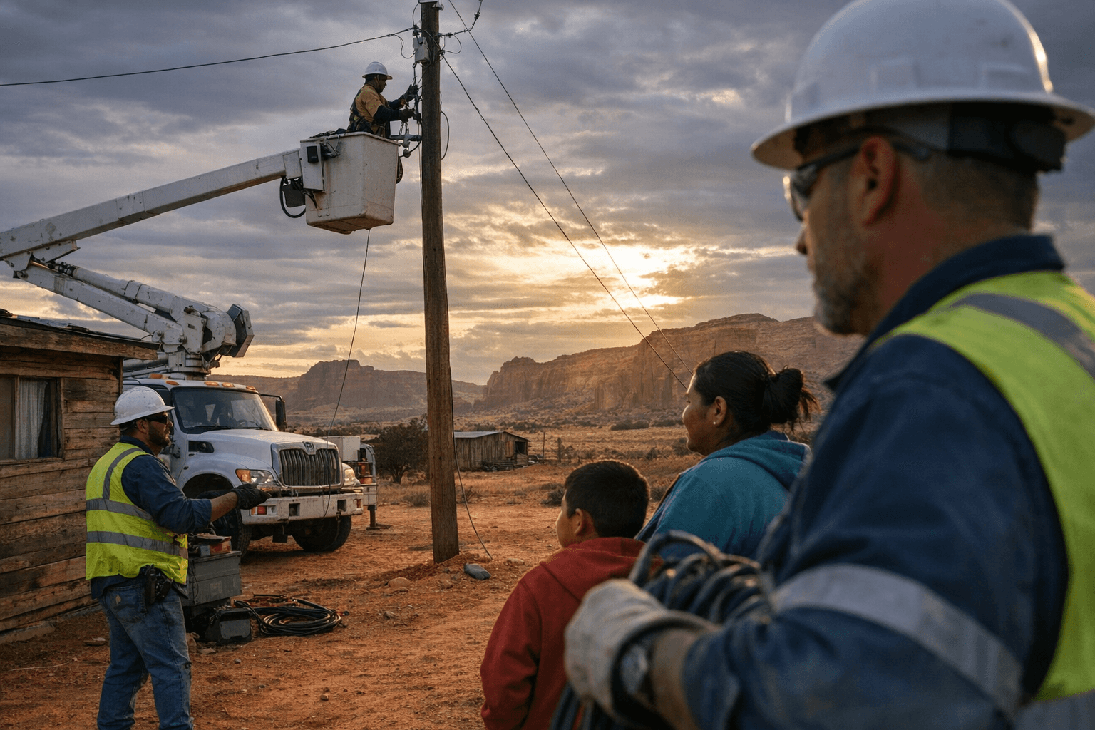 Alabama Utility Crews Head to Navajo Nation to Restore Power in Chinle
