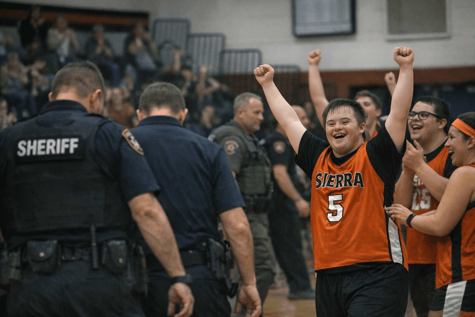 DCSO, Parker Police Lose to Sierra Unified Special Needs Team in Community Game