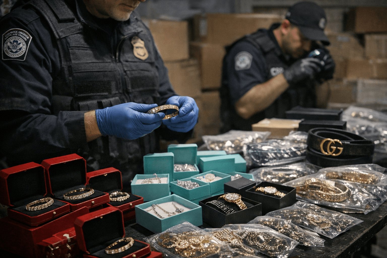 CBP Seizes 1,588 Counterfeit Pieces Bearing Cartier, Tiffany, Gucci Trademarks
