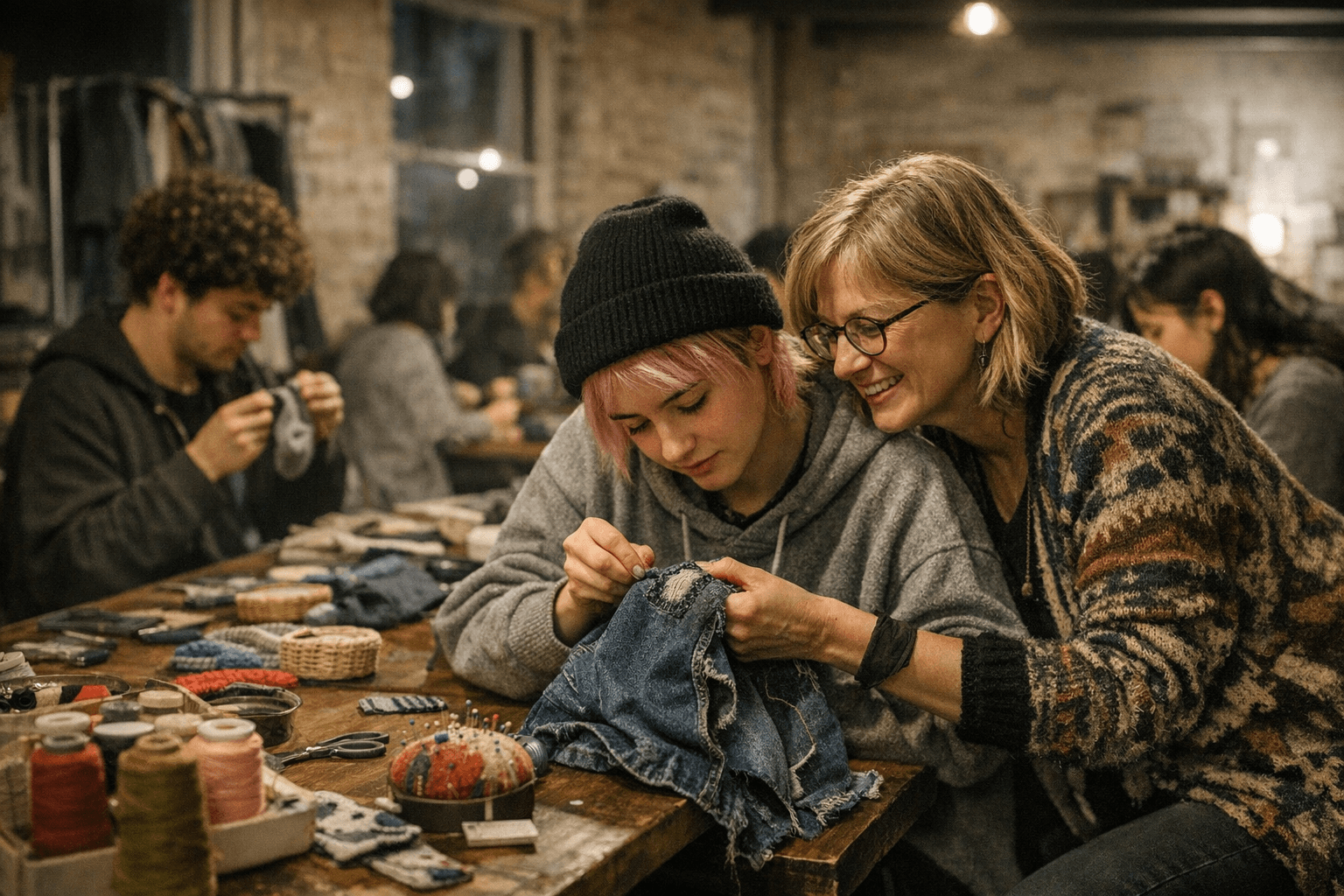 Chicago's Mending Nights Teach Gen Z to Repair, Not Replace