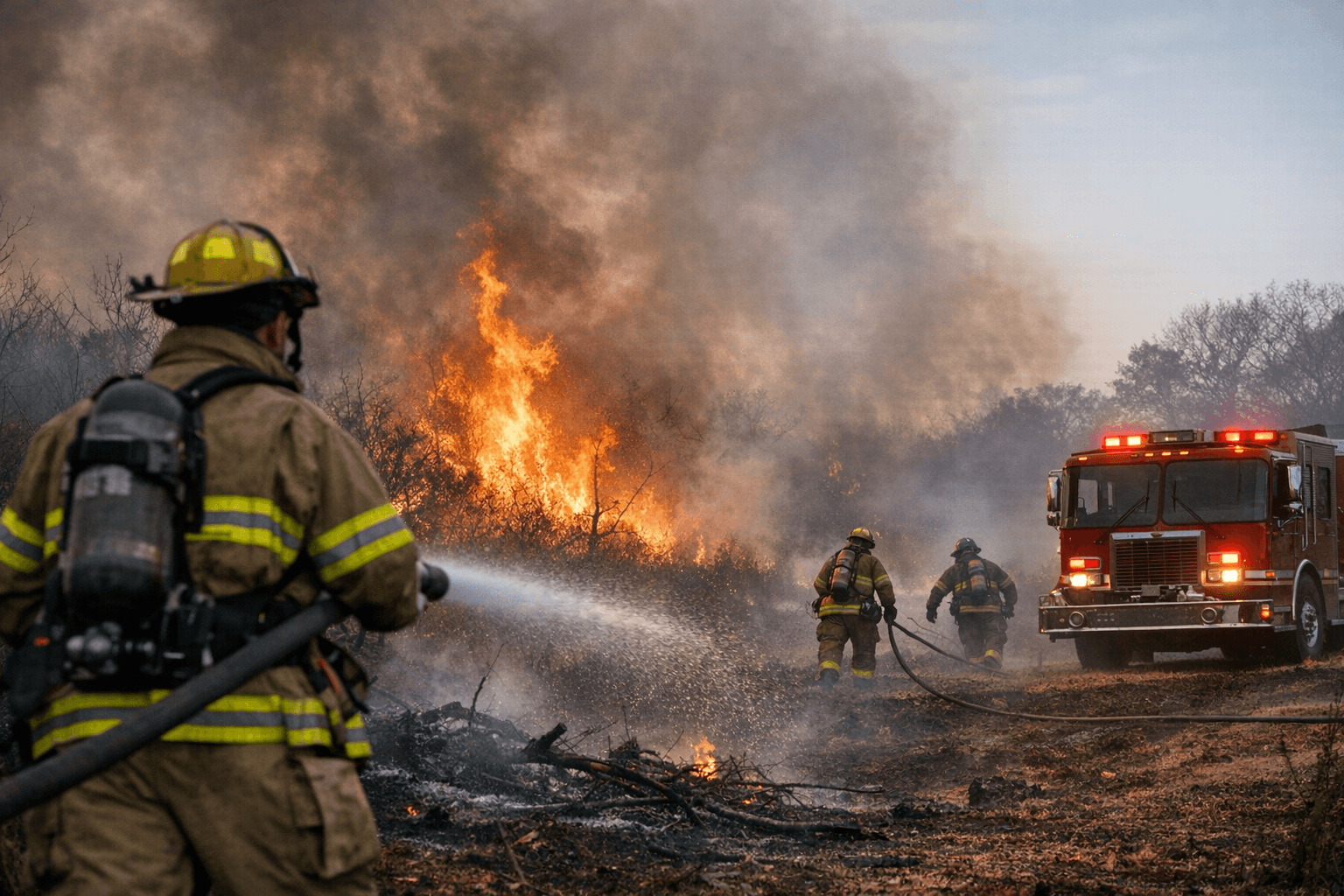 Brush Fire in Sound Beach Is Third in Week and a Half as Fire Risk Stays High