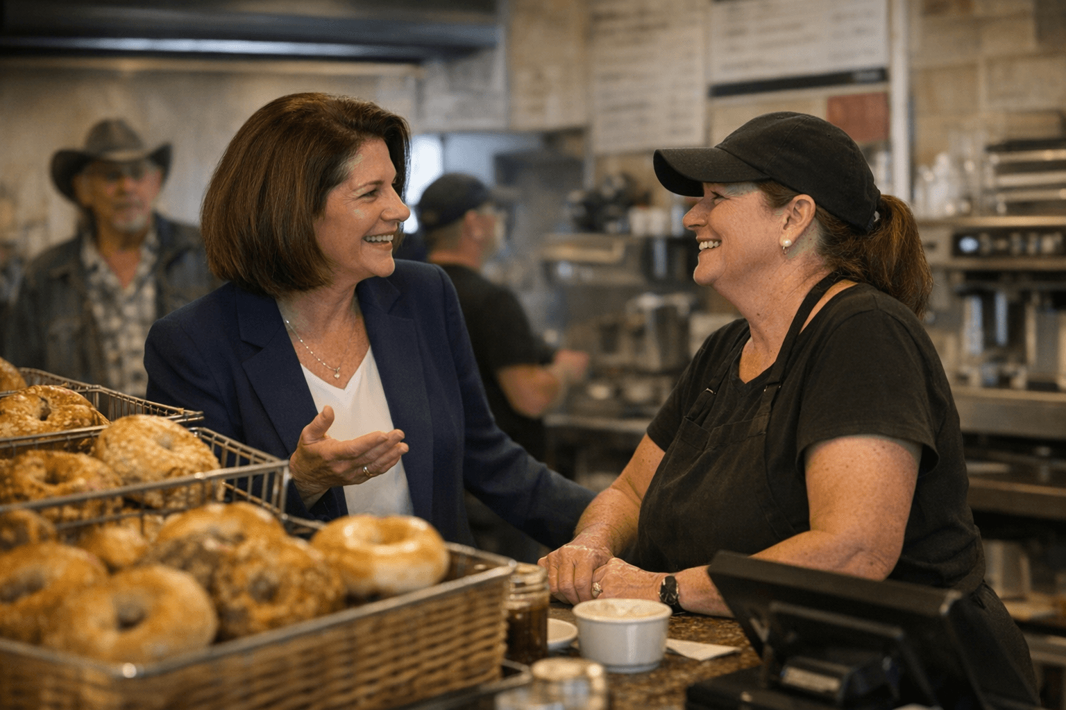 Senator Cortez Masto Visits Pahrump Bagel Shop, Nevada's Rural Business of the Year