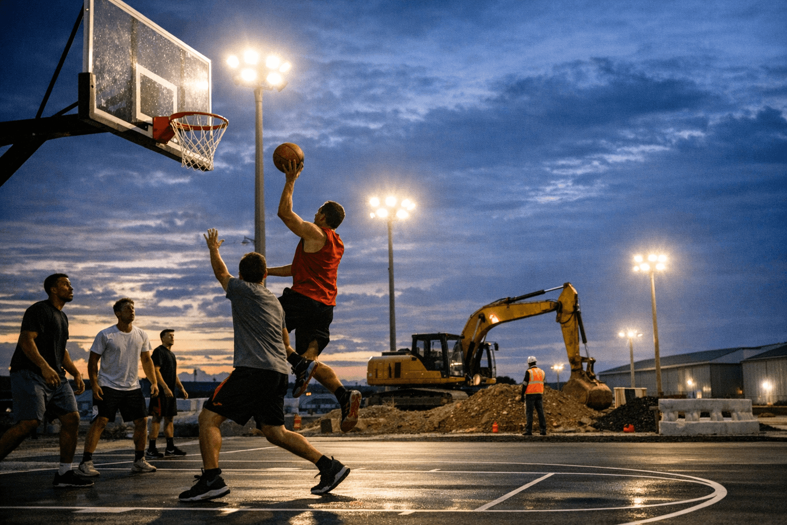 Brunswick Council Approves $1.05 Million for MARC Basketball Courts, Lighting