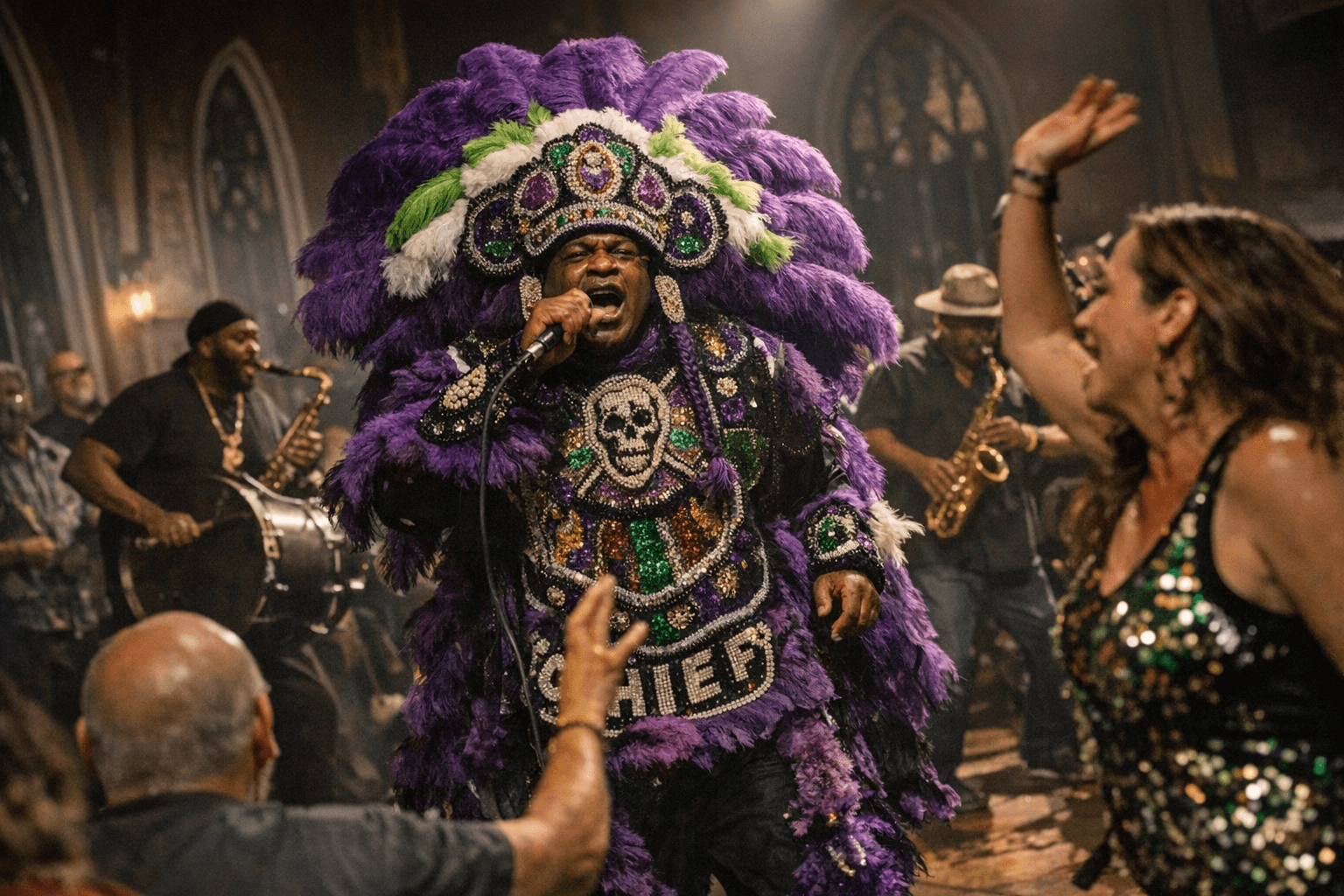 The Rumble Brings New Orleans Mardi Gras Energy to Bath's Chocolate Church