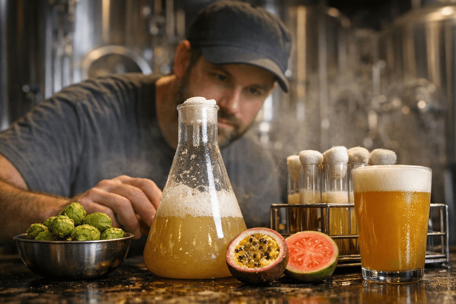 Thiol-Enhancing Yeast Strains Unlock Tropical Aromas in Hoppy IPAs