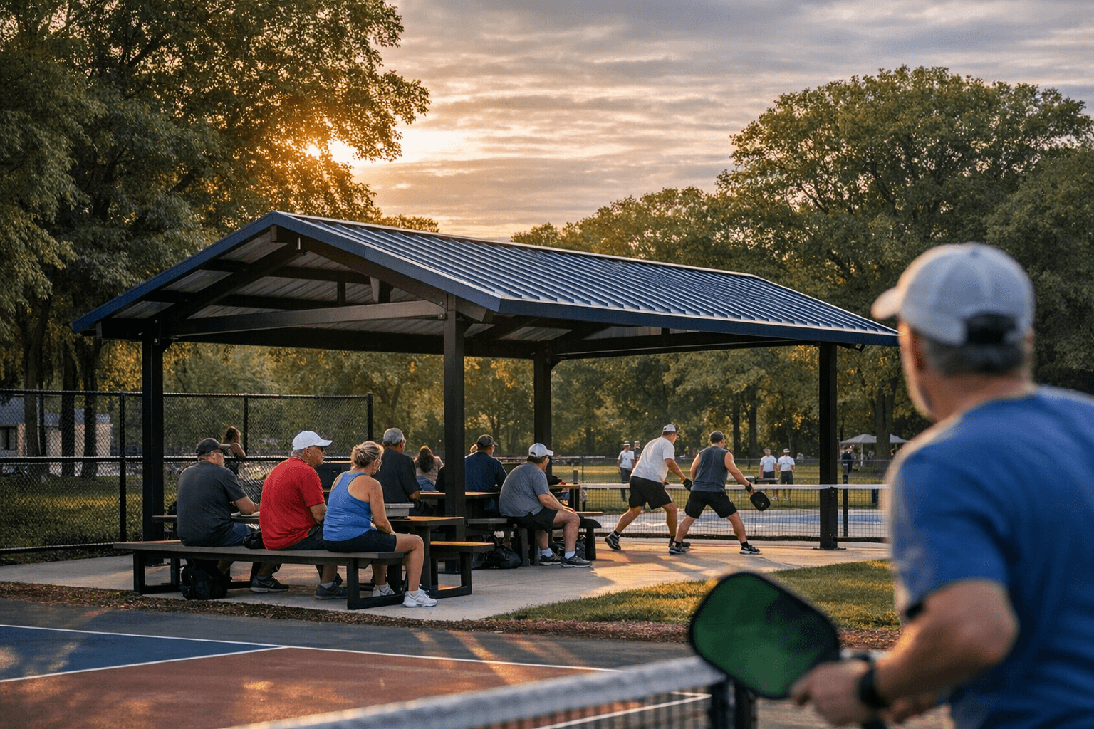 Chelsea Approves $25,000 Donor-Funded Shade Structure at Pickleball Courts