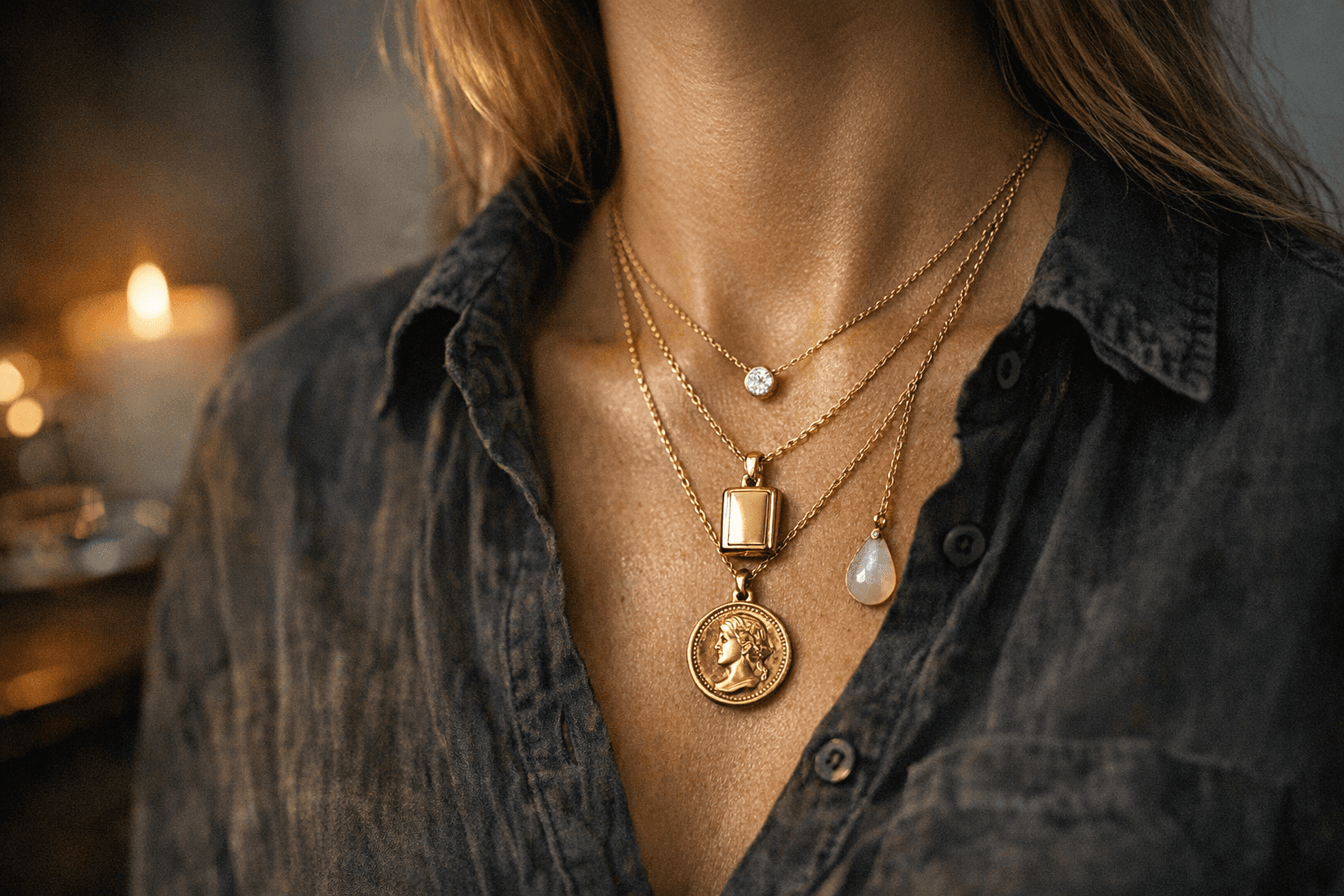 Three Smart Ways to Layer Multiple Pendants on One Chain
