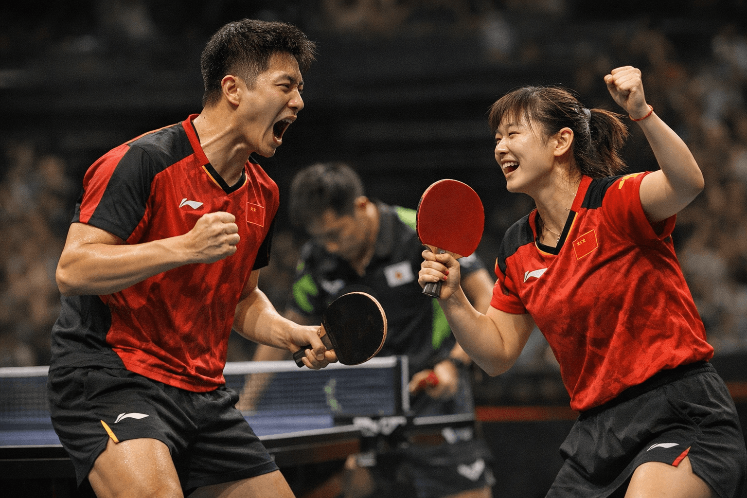 Huang Youzheng and Shi Xunyao Claim Second WTT Mixed Doubles Title in Taiyuan