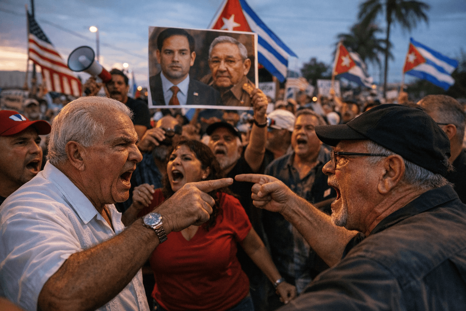 Miami Cuban Exiles Clash Over Who Will Lead a Post-Havana Transition