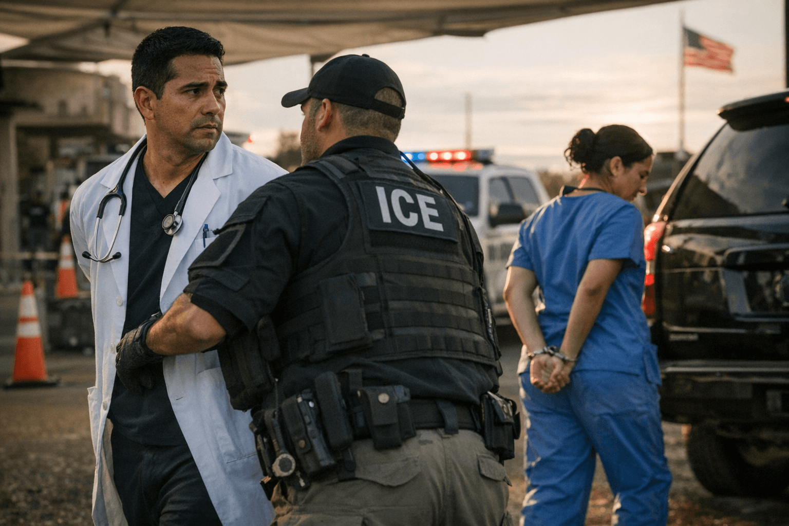 Two Doctors Detained by Immigration Agents While Traveling Within Days