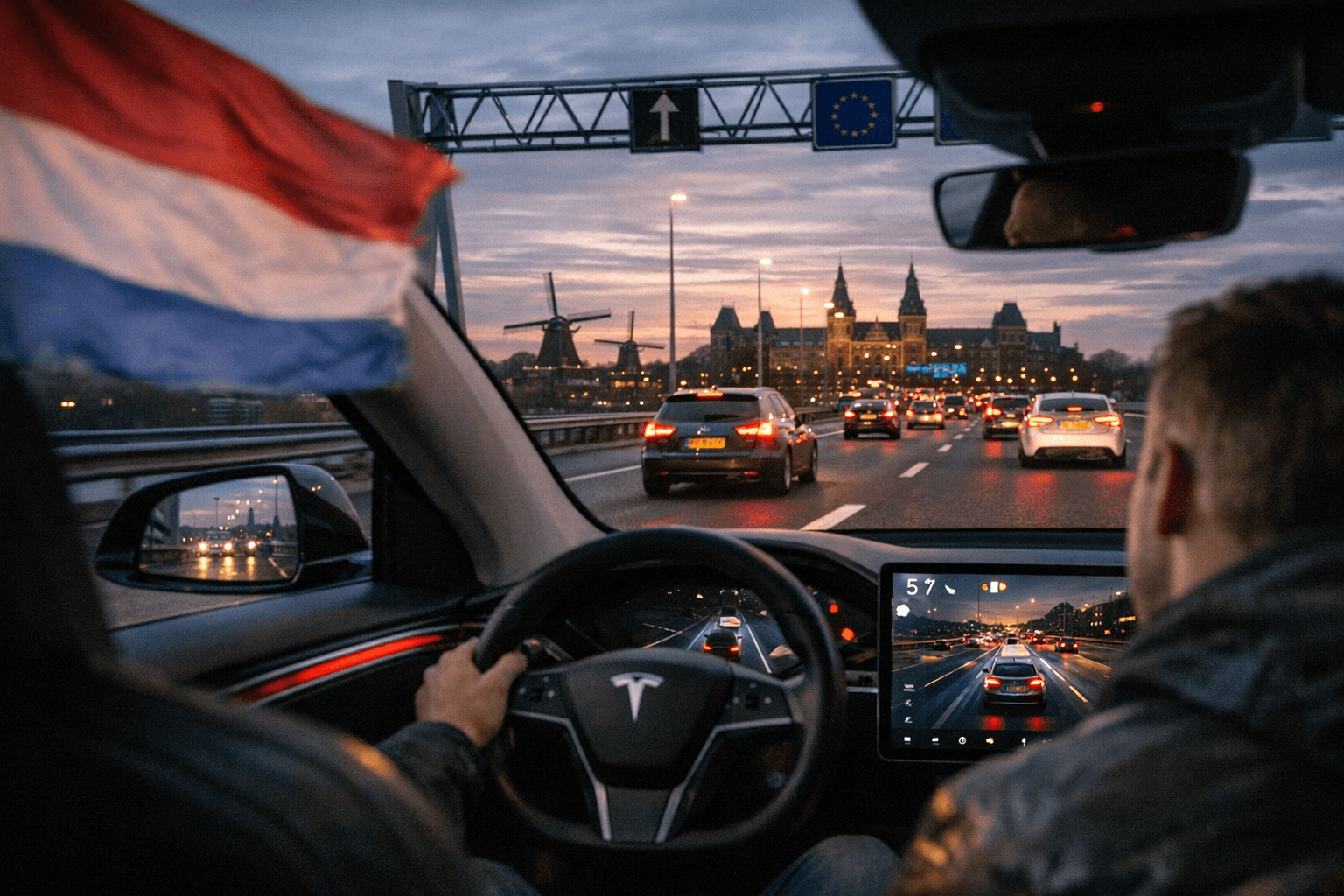 Netherlands Approves Tesla FSD Supervised, First EU Country to Do So