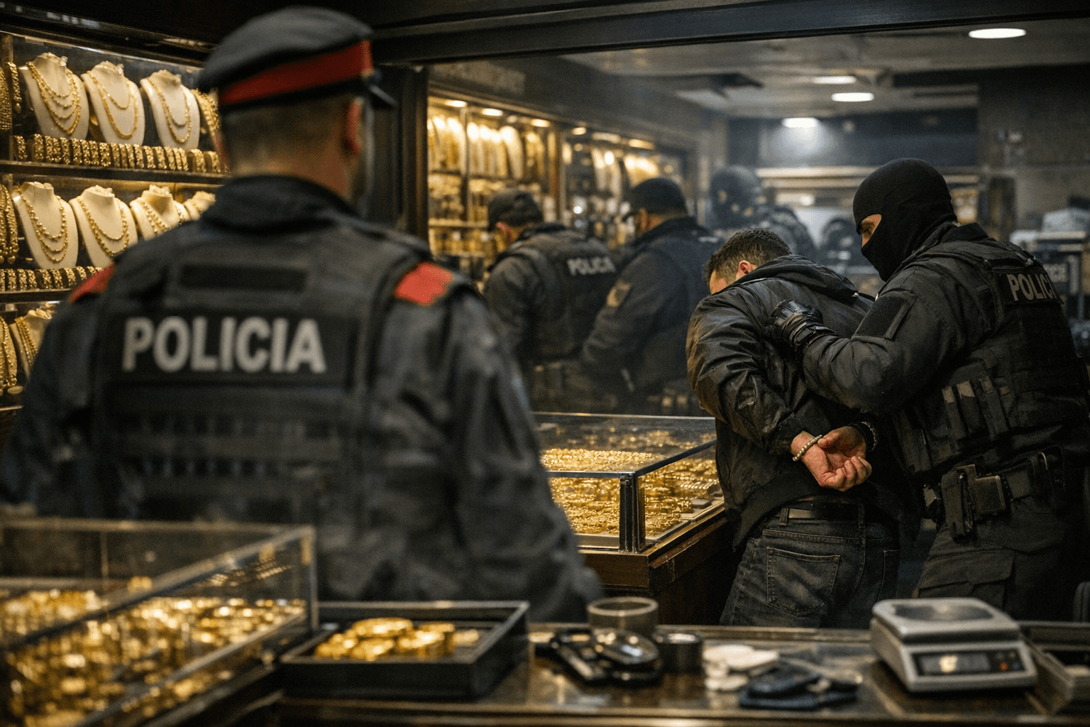 Barcelona Police Raid 56 Gold Shops, Arrest 18 in Kanpai Sweep