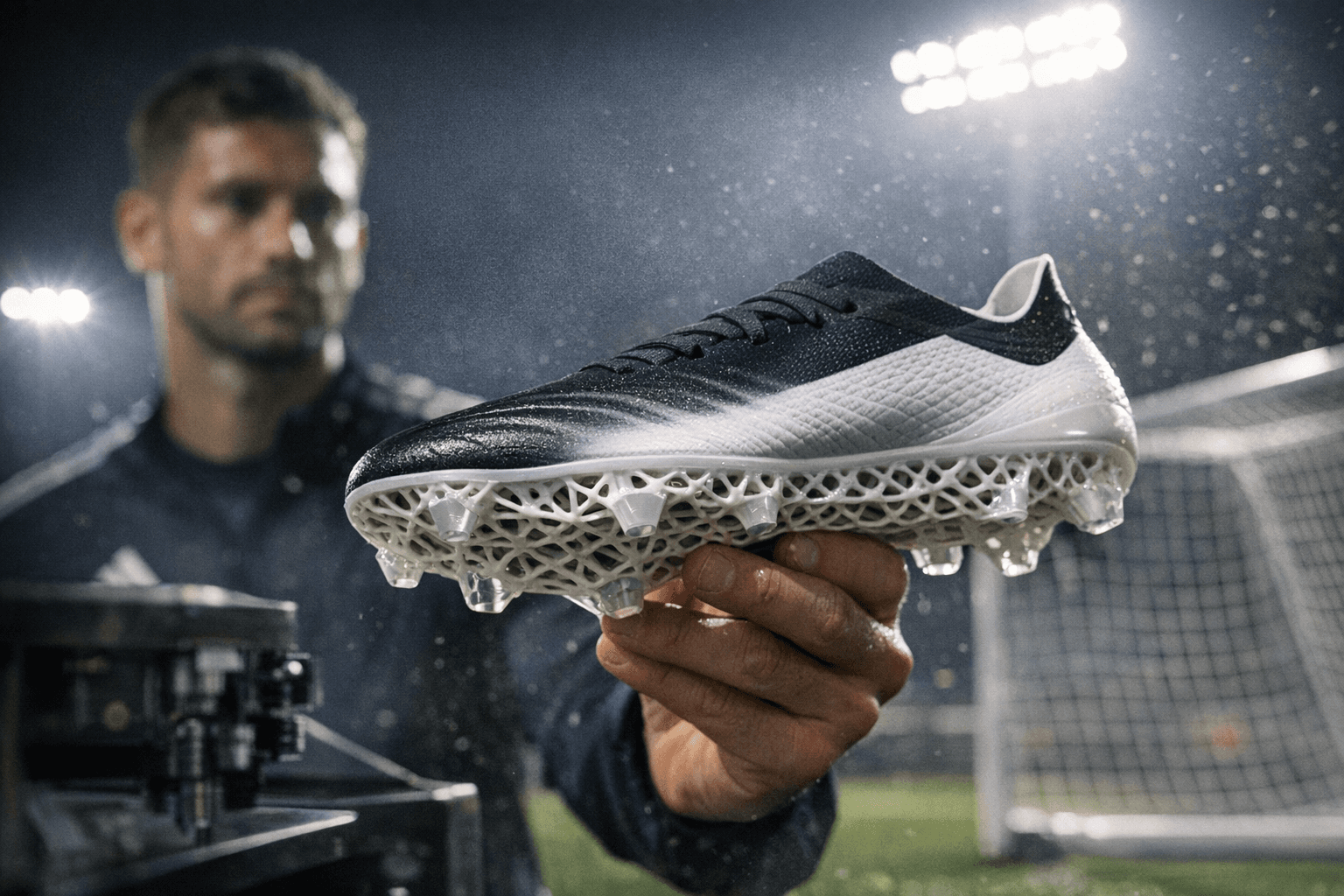 Adidas unveils Project R.A.P. football boot with 3D-printed lattice fit