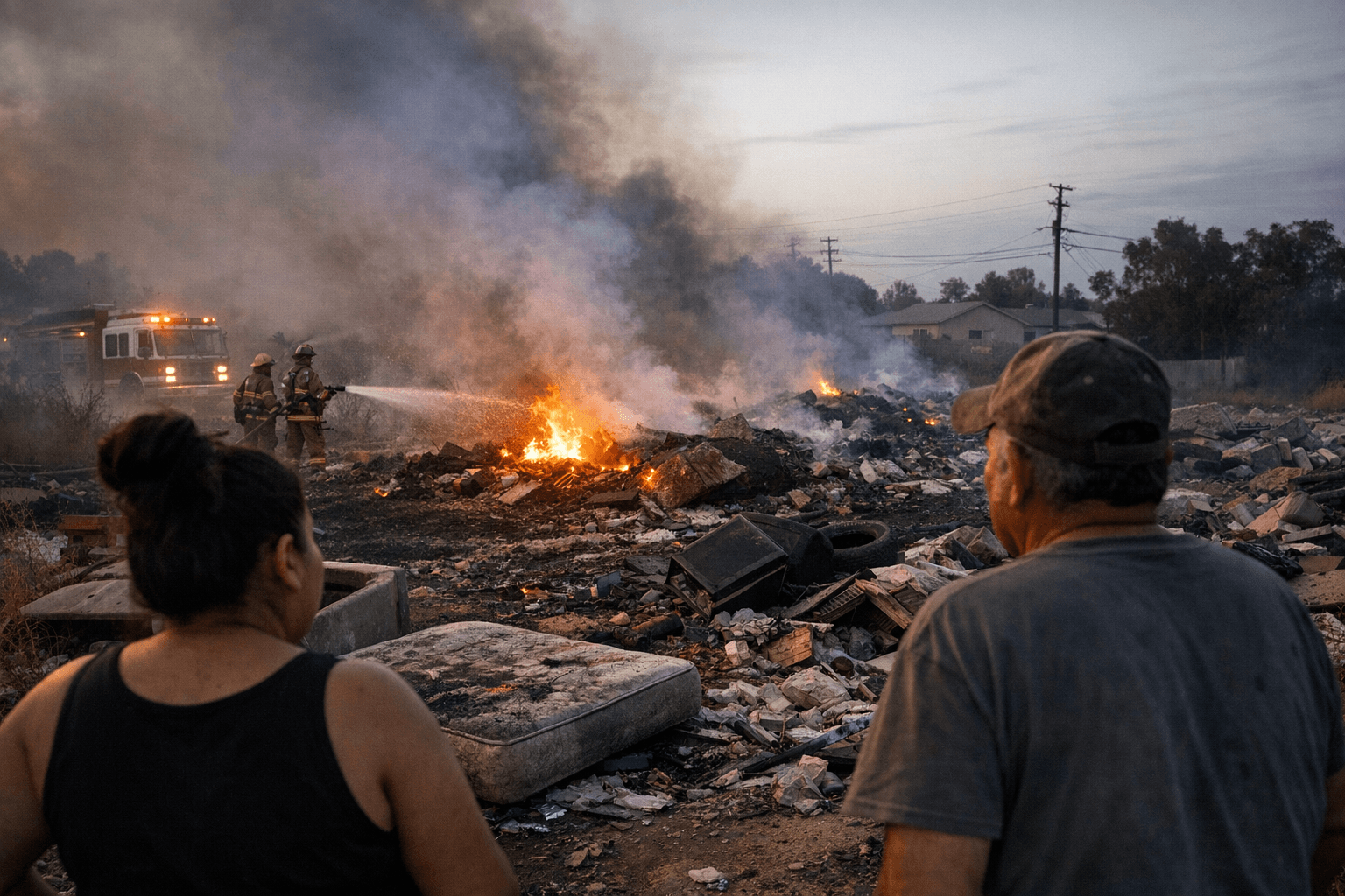 Southeast Bakersfield residents urge action after Hale Street brush fire