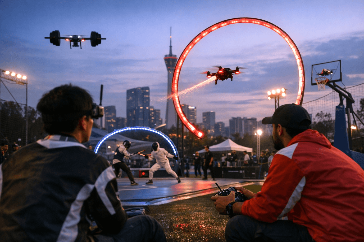 World Drone Games Open in Chengdu with Global Teams Competing