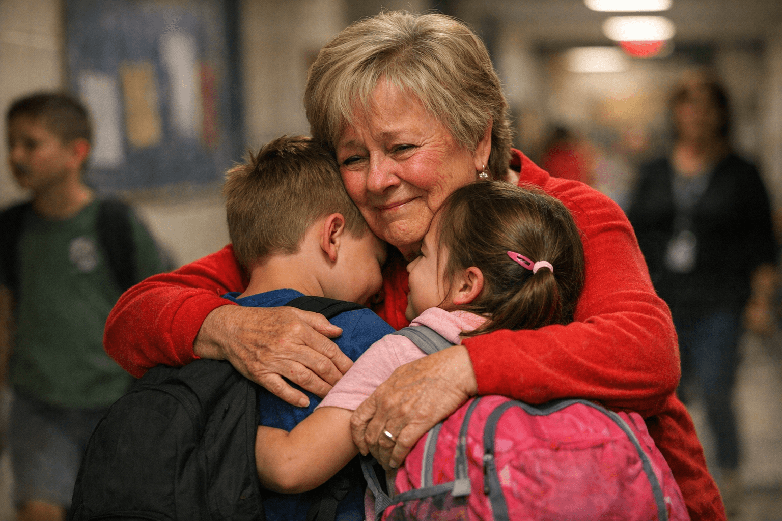Killbuck Elementary's Lady of a Million Hugs retires after 45 years