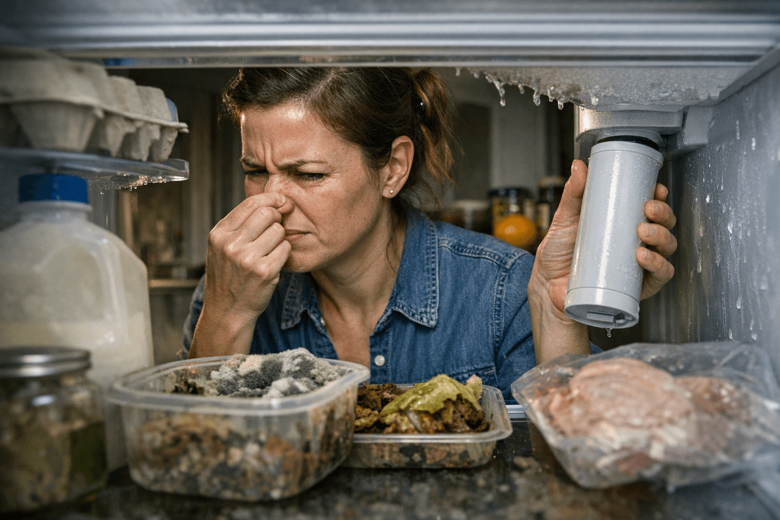 ריח רע במקרר: 4 פתרונות יעילים ומתי להחליף פילטר