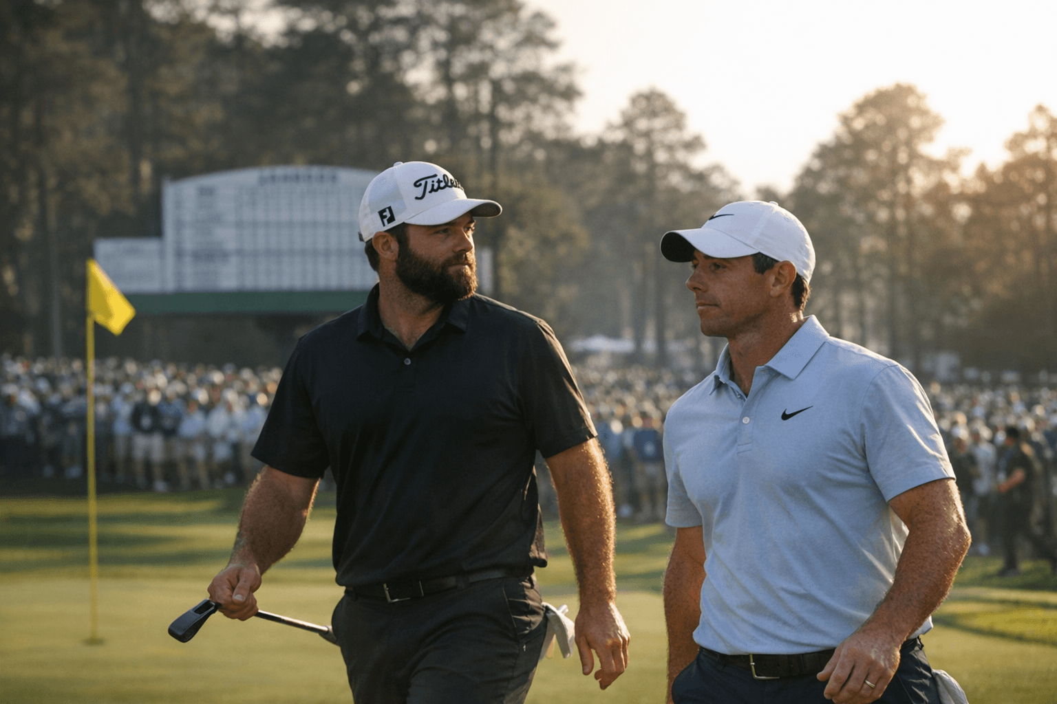 Cameron Young catches Rory McIlroy at Masters, heading into final round