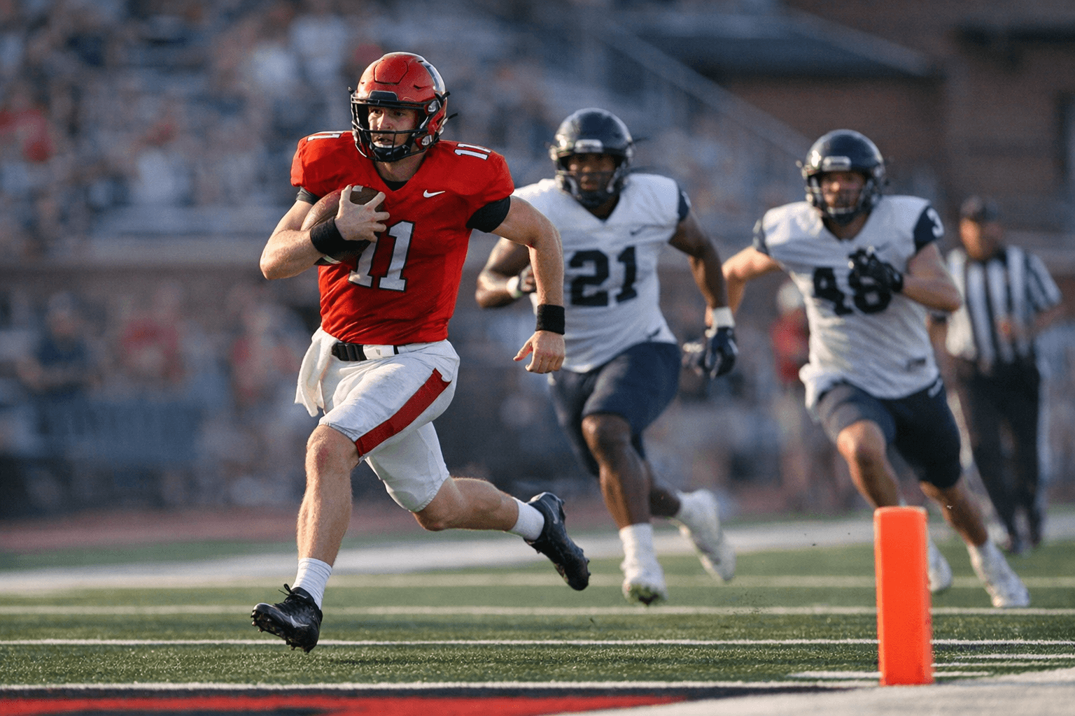 McCauley’s 57-yard touchdown lifts Richmond past Blue, 10-3