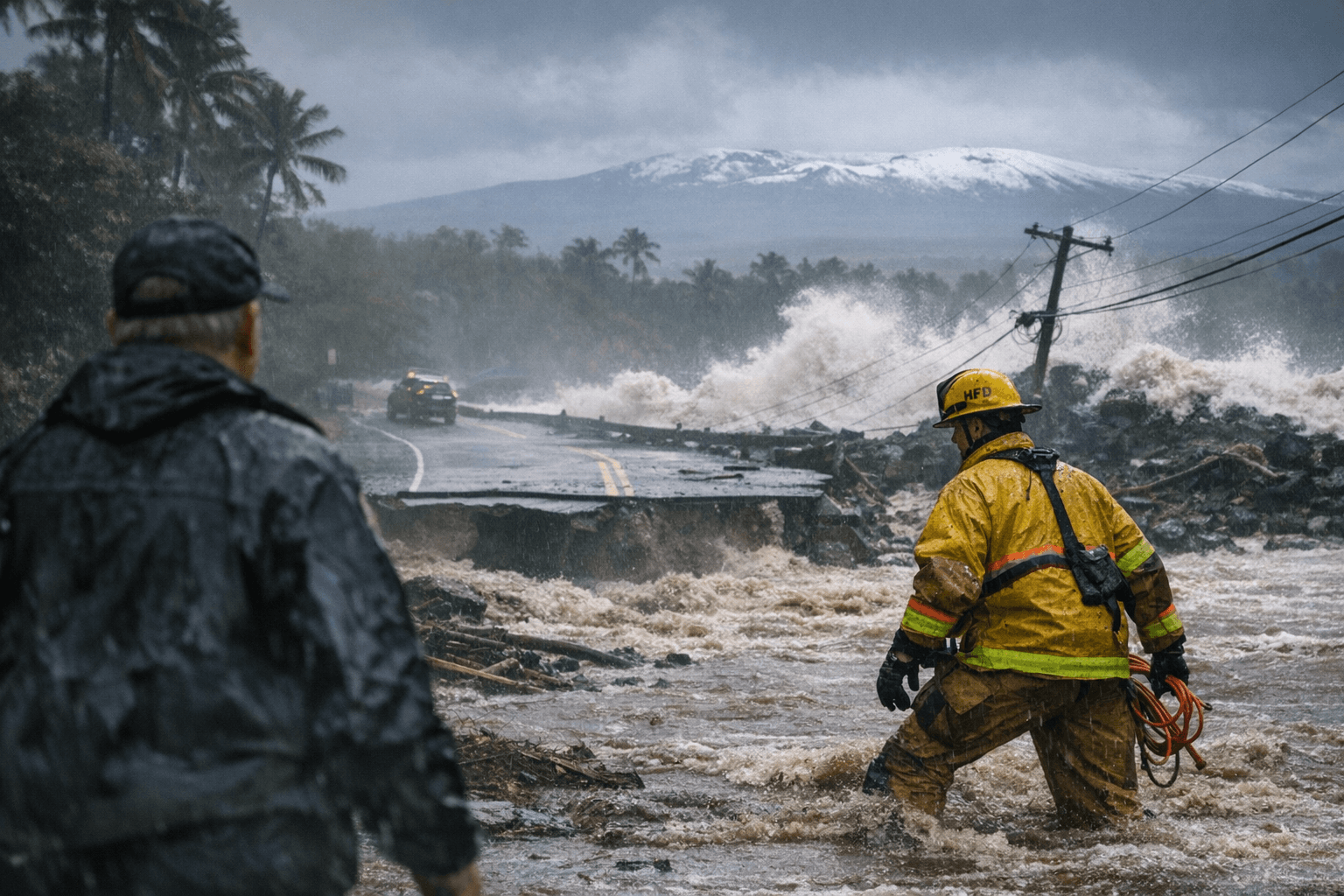 Big Island mayor declares emergency as severe weather and hazards mount