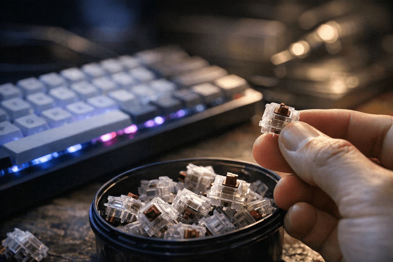 JezailFunder Launches Kiri MIST Silent Linear Choc V2 Switches