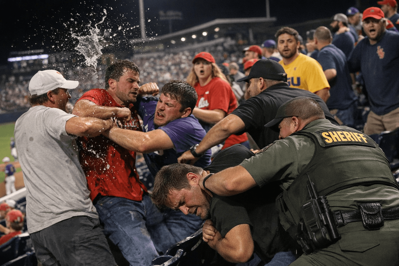 Ole Miss-LSU game fight at Swayze Field leads to arrest, simple assault charge