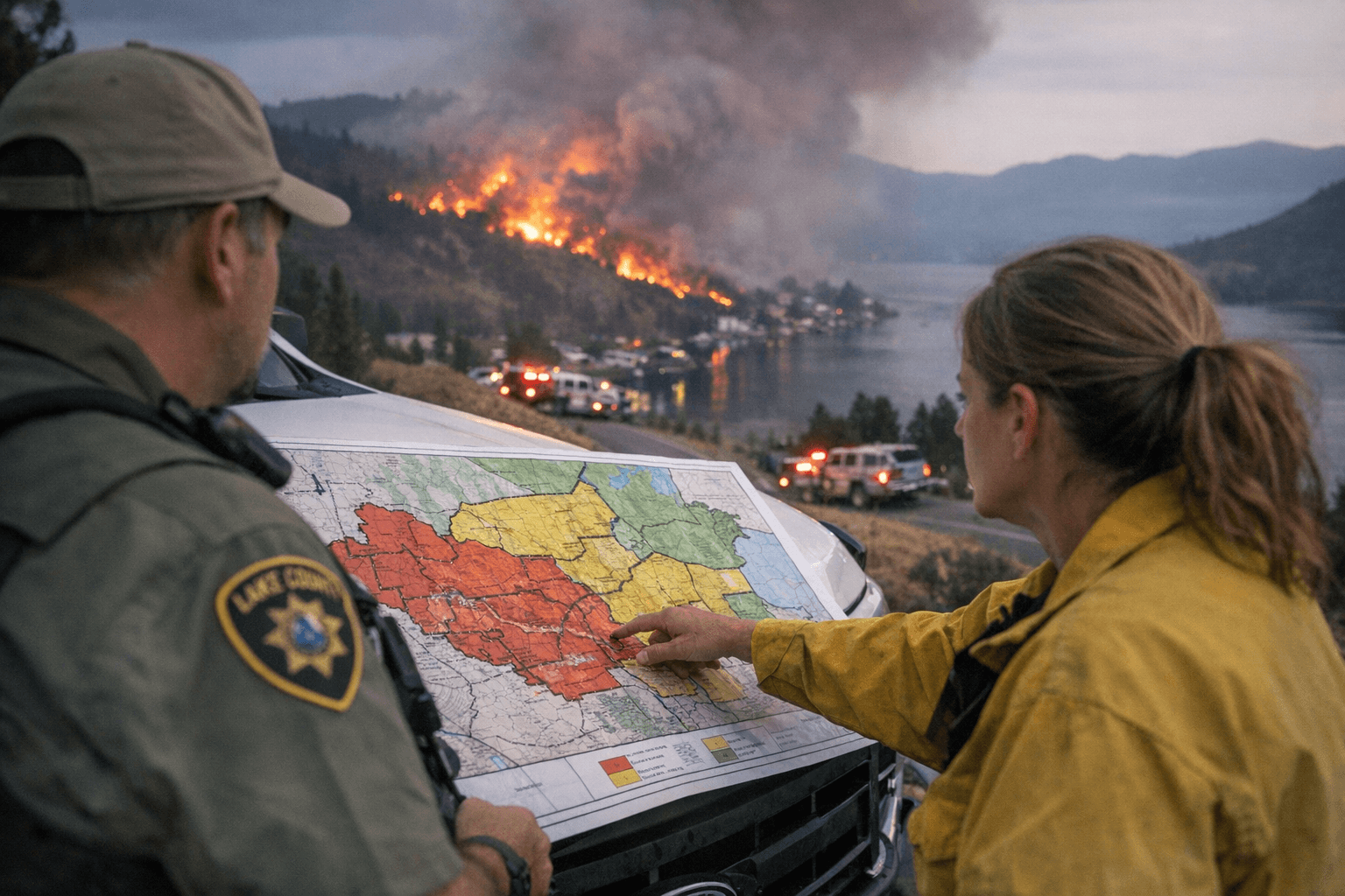Lake County cuts wildfire evacuation zones for clearer alerts