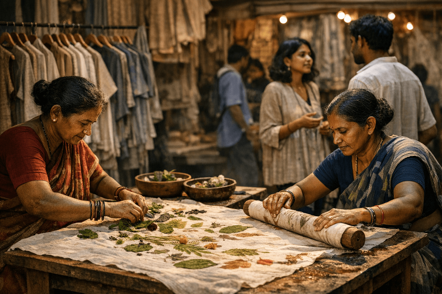 Gandhigram’s Magic of Khadi pop-up blends craft, eco-printing, rural livelihoods
